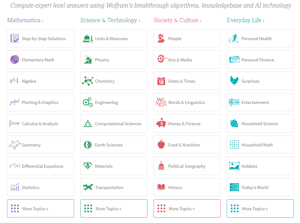 @canva 4. WolframAlpha Ever got stuck in Maths - Step by step solutions to Algebra, Plotting functions etc; Chemistry, Physics!! There are loads of other tools as well on finance, geography etc! Just super amazing tool it is @Wolfram_Alpha wolframalpha.com