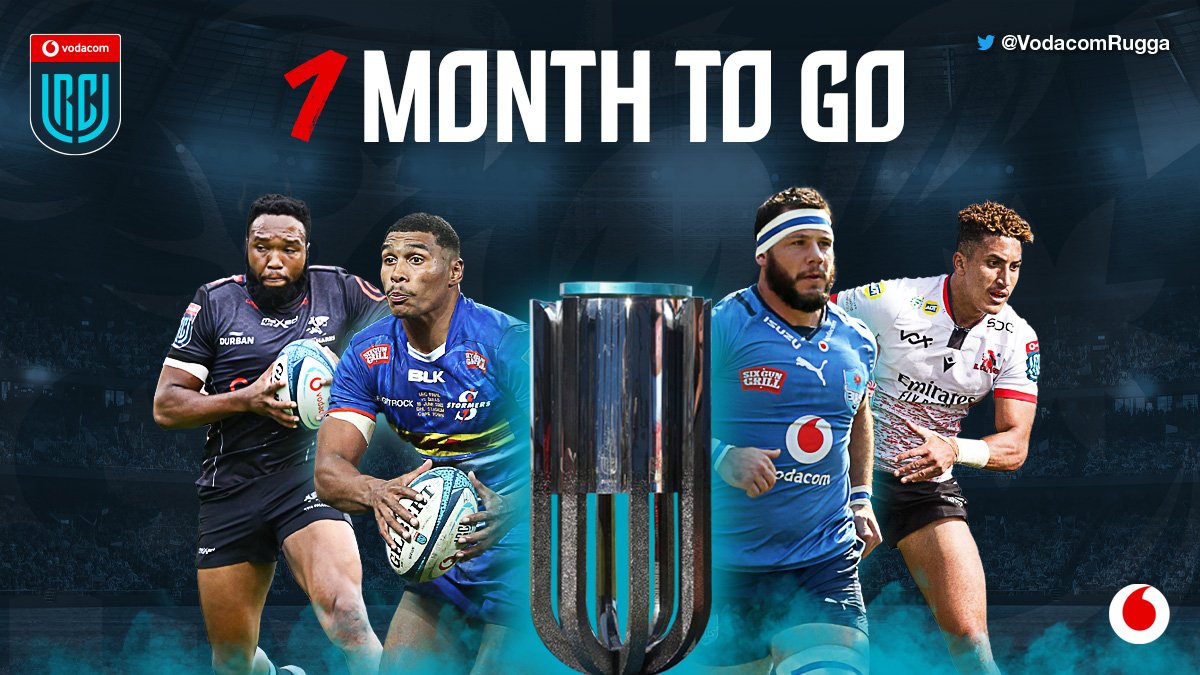 🔊It's official🔊
 
Only 1️⃣ month to go until the return of <a href="/Vodacom/">Vodacom</a> #URC