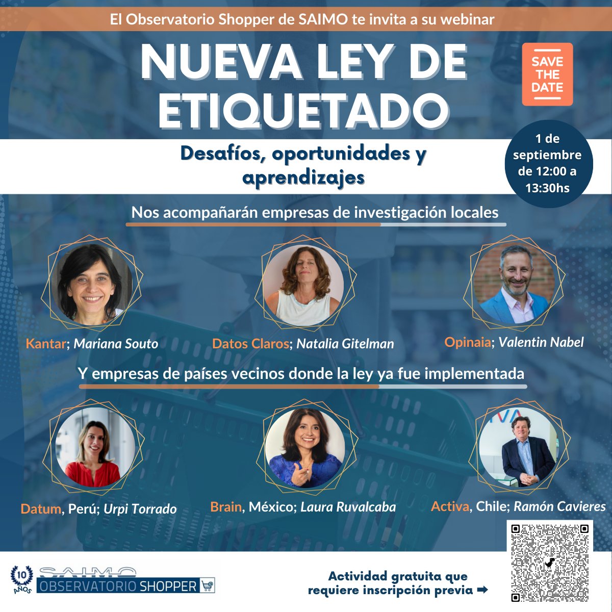 Saimo_org's tweet photo. 📣 WEBINAR ➡ Observatorio Shopper #SAIMO
📅01 de septiembre
⛔actividad gratuita que requiere inscripción previa
📝Inscripciones: https://t.co/a0zGqGzlj5 https://t.co/9iauRiVbWY