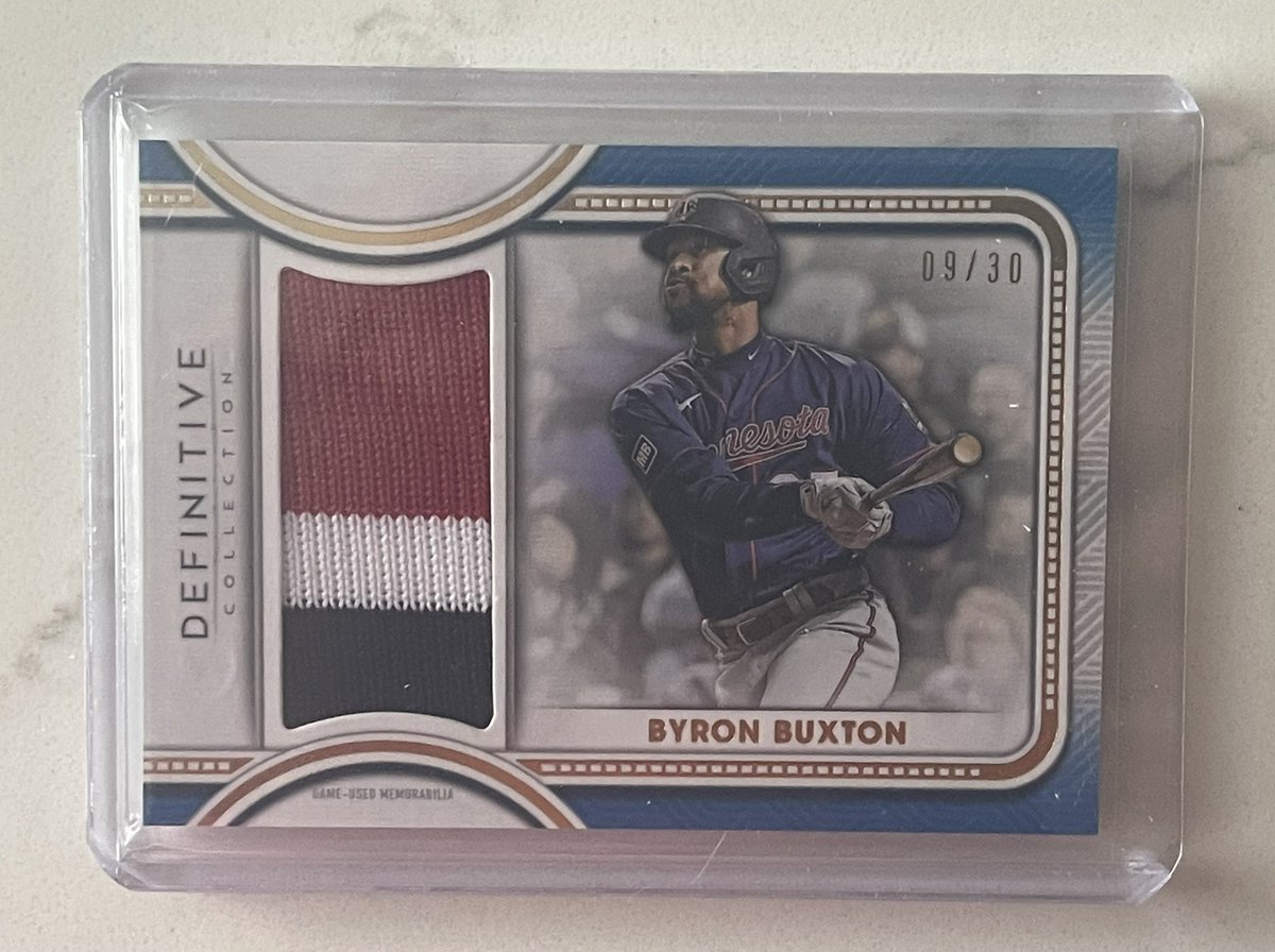 Let’s do another fun card giveaway.

Byron Buxton has been the #MNTwins MVP this season.

RT for a chance to win this 2022 <a href="/Topps/">Topps</a> Definitive patch card. Must be following to be eligible.