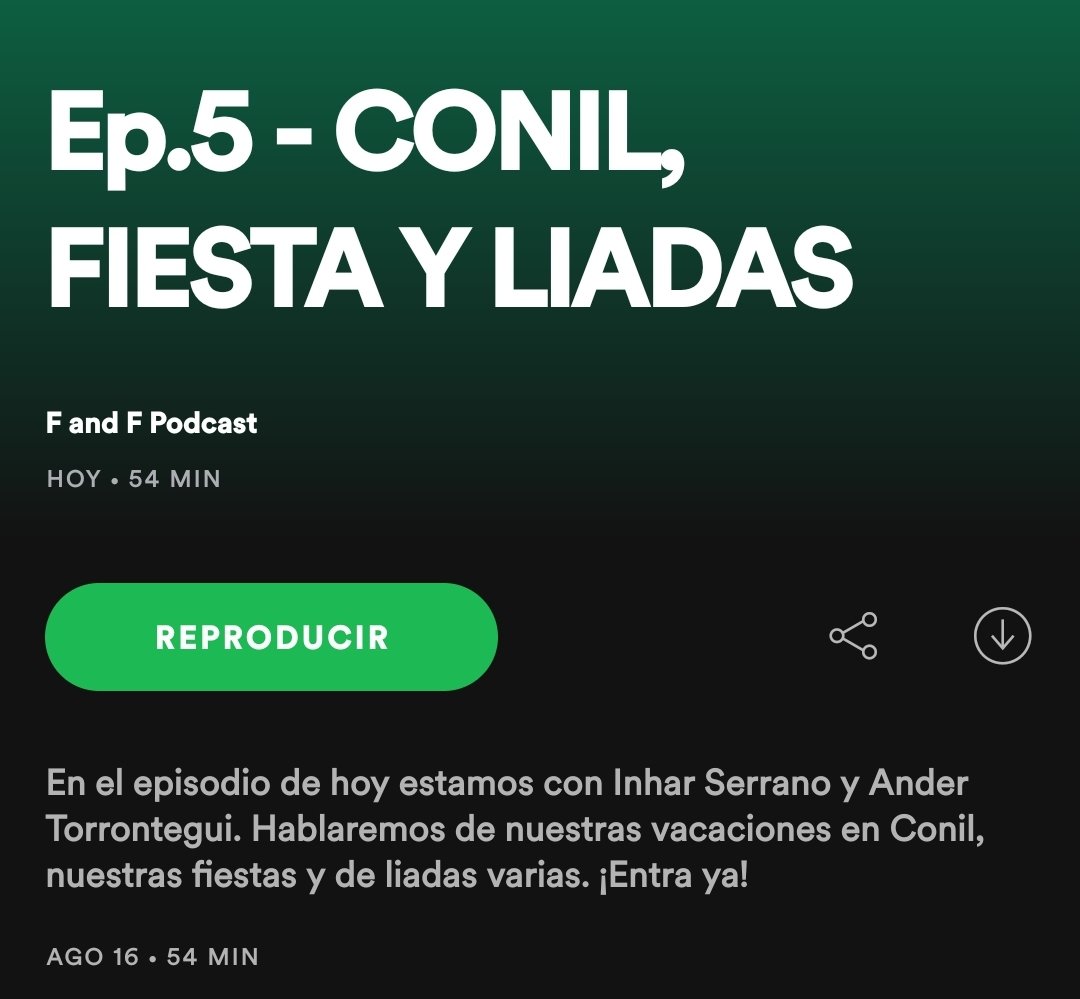 FandF_podcast's tweet photo. EPISODIO 5 YA DISPONIBLE EN SPOTIFY

https://t.co/BVhSIvNBDe https://t.co/hQzxUdx87l