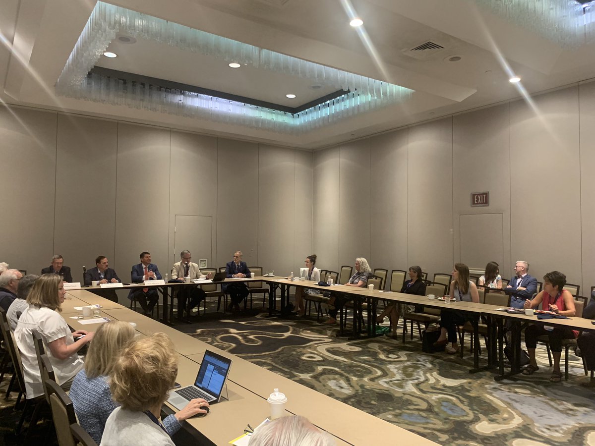 QuebecBoston's tweet photo. #CSGEast Canada-US relations committee, co-chaired by @jonesnyassembly and @Guy0uellette meets with experts @sandsatwilson & Garry Douglas, North Country Chamber on the essential #trade relationship between our regions @QuebecNewYork https://t.co/K87zCoxnjM