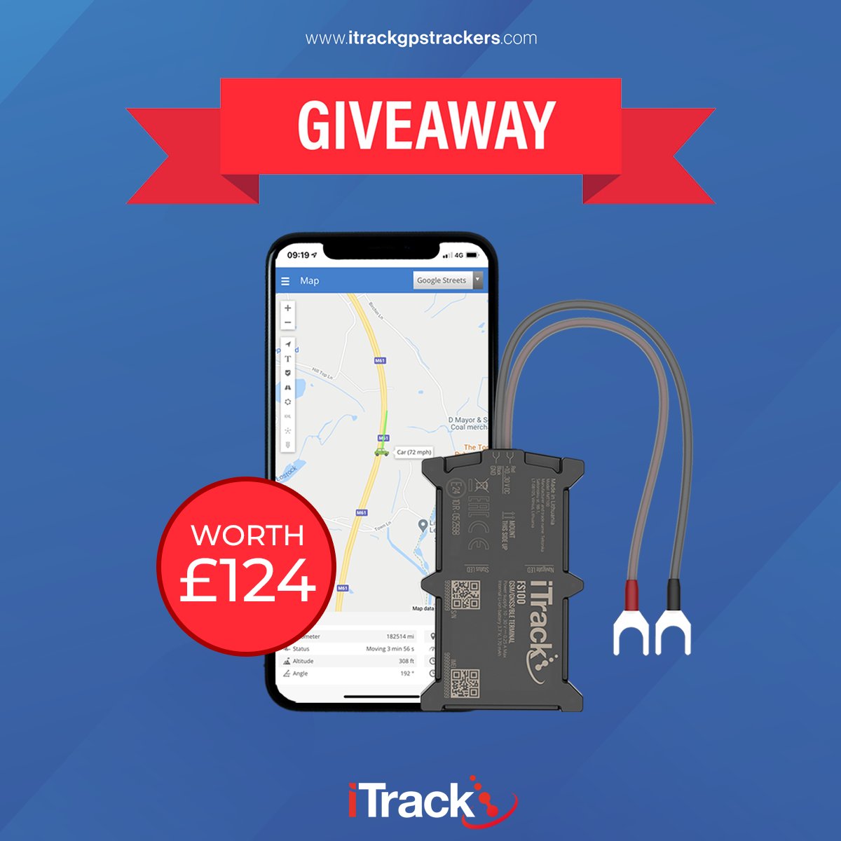 iTrack GPS Trackers on Twitter "💥 CAR TRACKER GIVEAWAY💥 To enter the