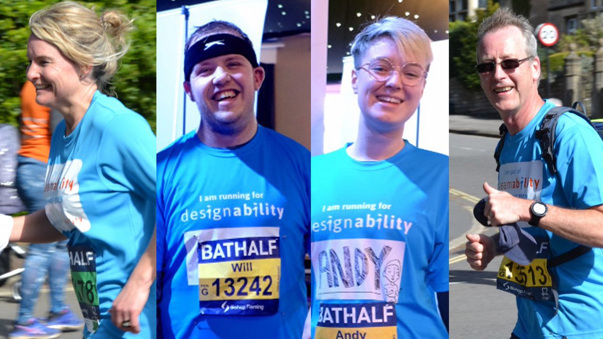DesignabilityUK's tweet photo. What do all these smiley faces have in common?
They’re all faces of people who ran in aid of Designability in previous Bath Half Marathons!
We already have some people signed-up to #TeamAbility but we need three more... https://t.co/FCsATdde91 #BathHalf #running #runclub https://t.co/cDNOFFZ5wc