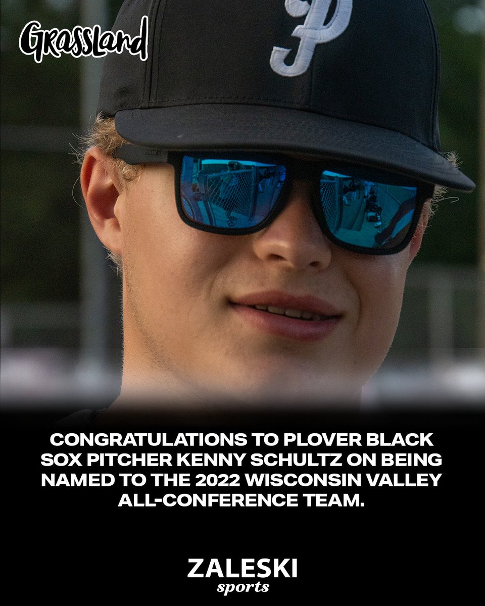 Congratulations to Plover Black Sox pitcher Kenny Schultz on being selected all-conference in 2022.
#zaleskisports #wisconsin #baseball <a href="/PloverBlackSox/">Plover Black Sox</a>