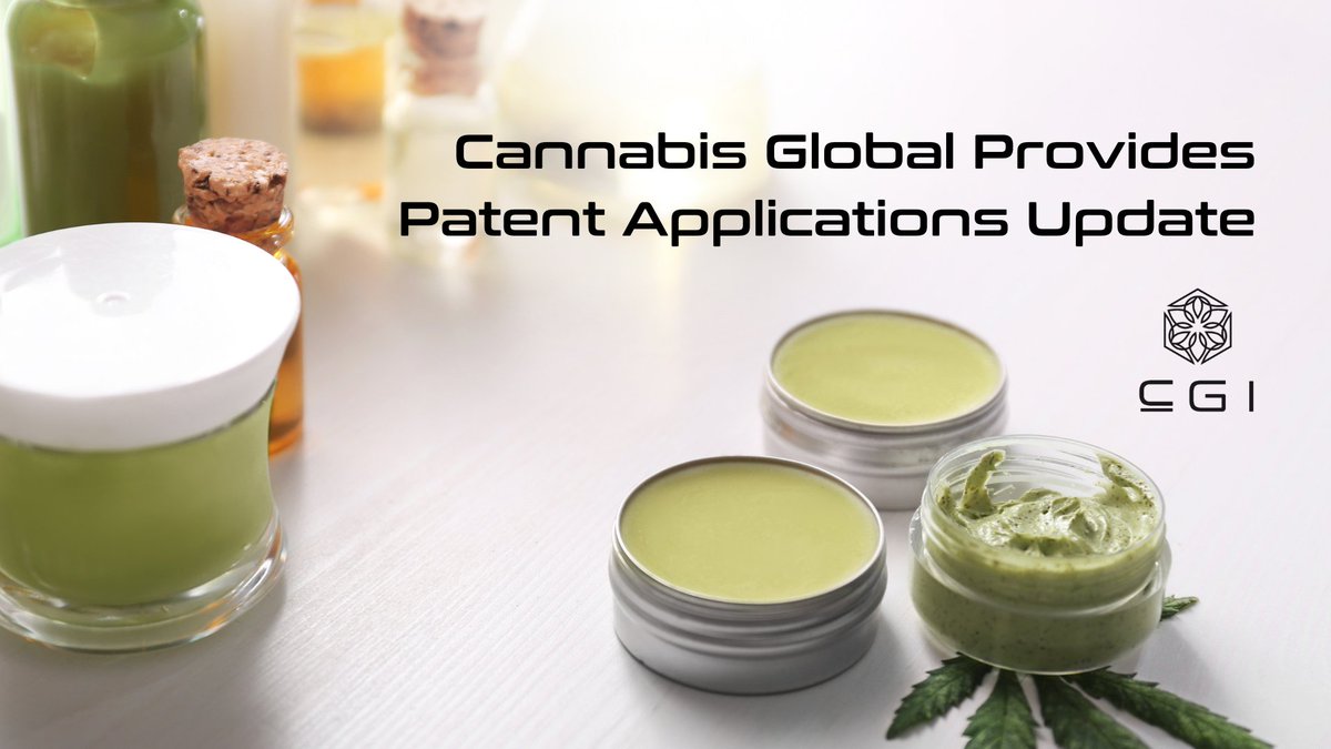 Cannabis Global Provides Patent Applications Update - Company Files Response to US Patent Office Relative to Cannabis Nanoparticle Application!

Check out our press release from this morning to find out more: bit.ly/3w8hu3c 

#Cannabis #CannabisIndustry #OTC $CBGL