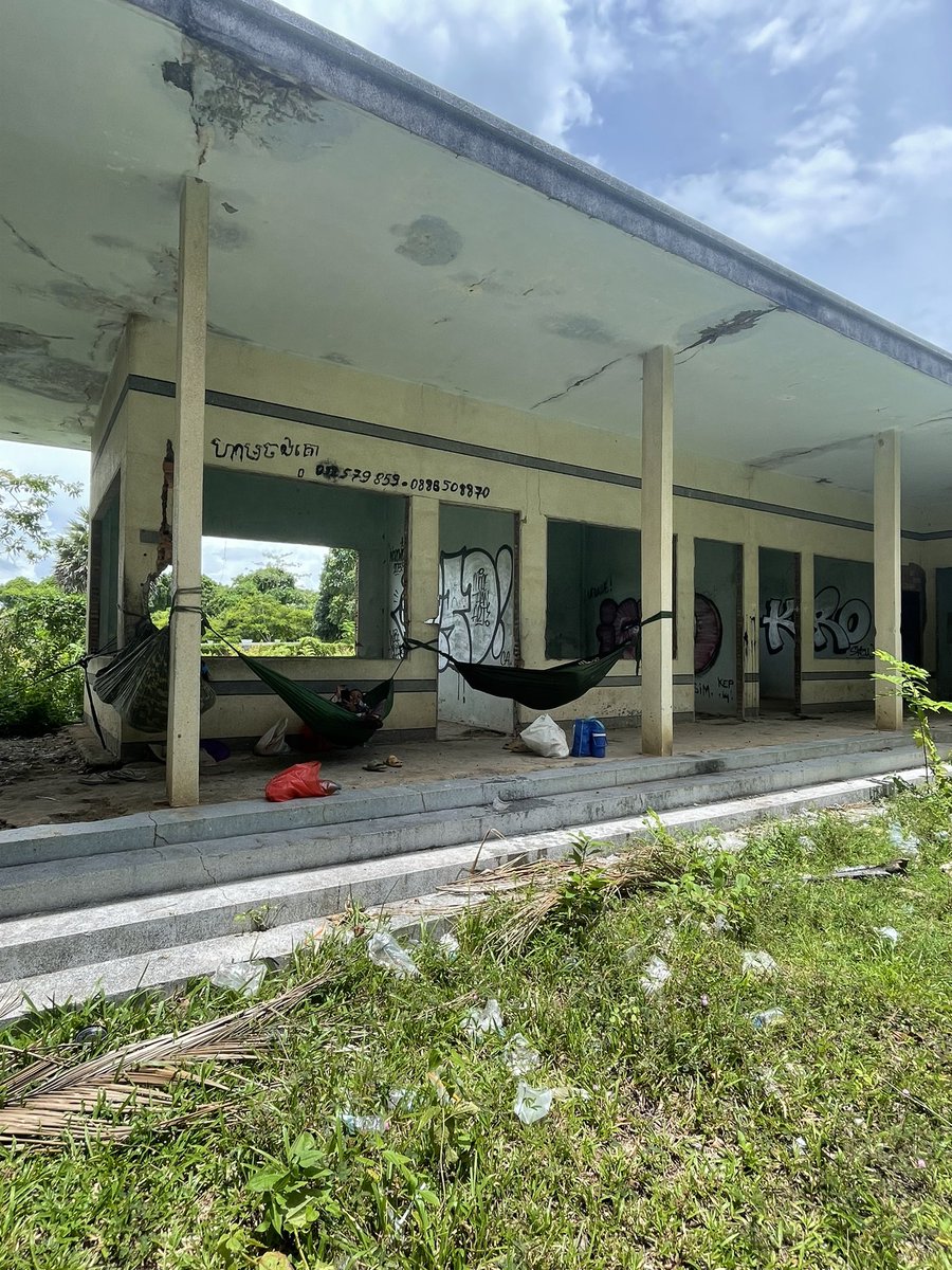 SwopSacramento's tweet photo. Places exist in #Cambodia which have not been touched in decades as there is little funding to help the survivors. In #KepCity there are over 200 abandoned houses where women men and kids still live trying to survive. #Homeless #trafficking #Survival https://t.co/yHkb1vOiFw