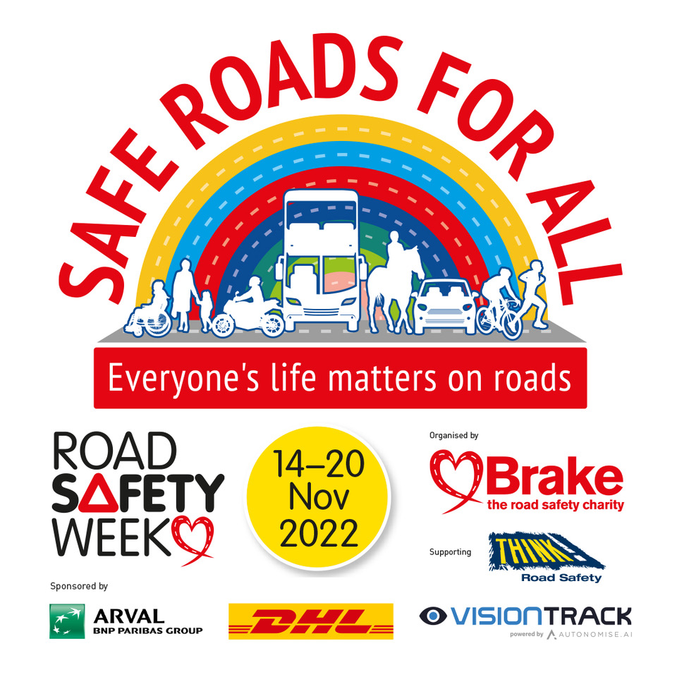Why is Road Safety Week so important?

- More than 1.3 million people die on the world’s roads every year 
- Every day on UK roads, five people are killed and another 24 suffer the most serious injuries
- One in 10 is a child  

brake.org.uk/road-safety-we…

#RoadSafetyWeek