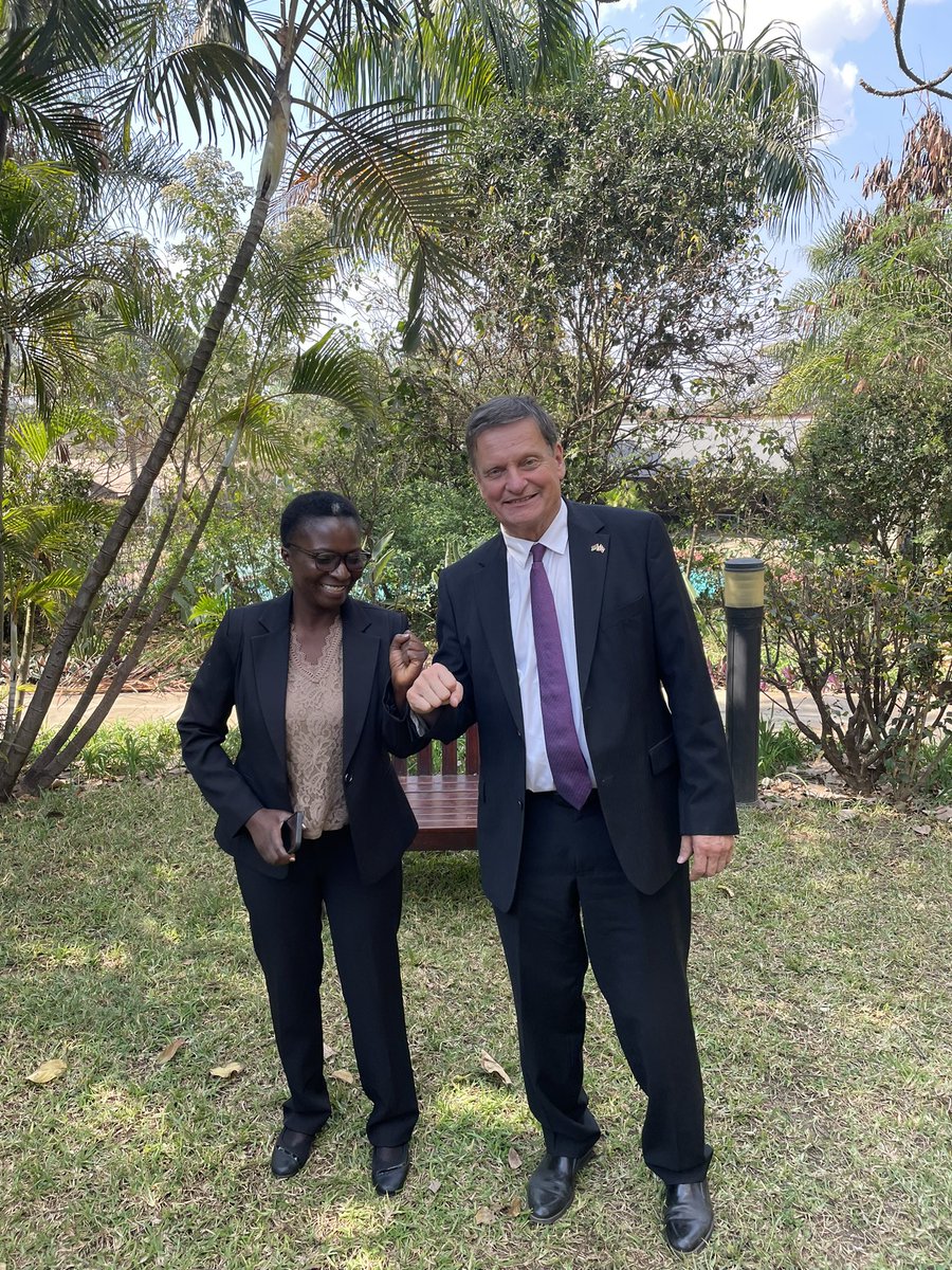 Had a wonderful farewell meeting today with the Director General of <a href="/ACBMalawi/">Anti-Corruption Bureau Malawi</a>. I commended her and the ACB for the impressive work they are doing in fighting corruption in Malawi and fulfilling their important mandate <a href="/ChizumaMartha/">Martha Chizuma</a>