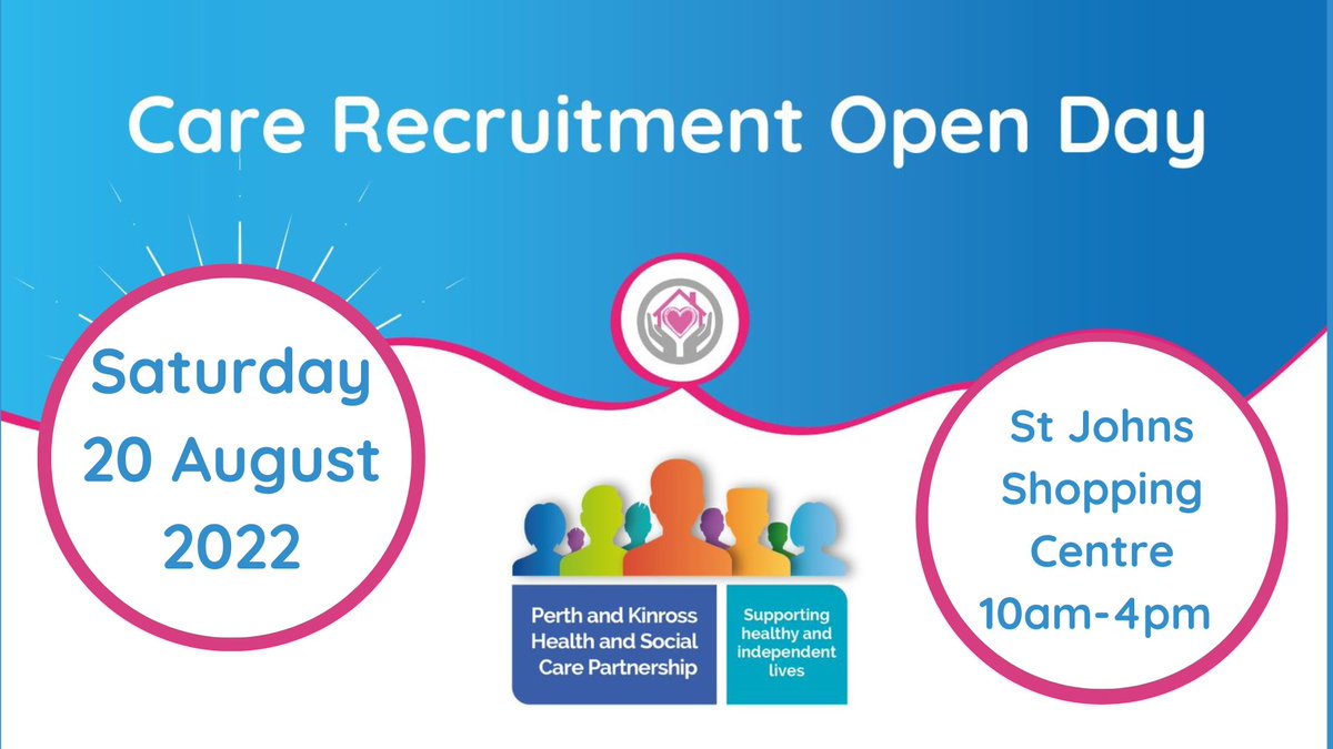 Not long to go until our recruitment day. We are so looking forward to welcoming everyone on Saturday. Please continue to share our event with anyone who may be interested. 

#event #socialcare #recruitment2022 #openday #scottishcare