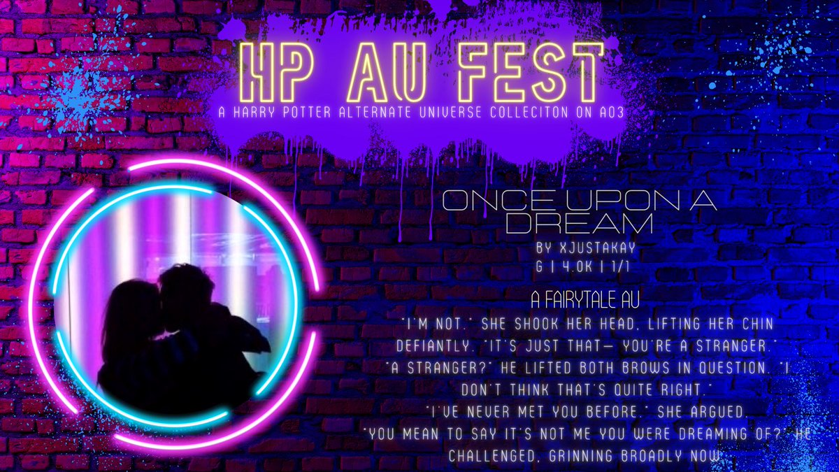 HPAUfest's tweet photo. #HPAUFest REVEALS DAY THIRTEEN
Once Upon A Dream by xjustakay
Find it on AO3 Below!

https://t.co/OiKh4rKSPB https://t.co/XR8dHIuT7H
