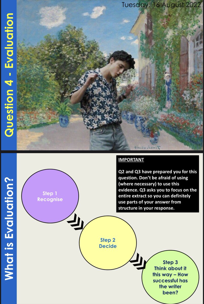 ChrisH367's tweet photo. Coming along nicely. Once I’m done with this one I will share the resources I’ve been putting together. All of the resources are full papers and guide pupils through the paper step by step. Thanks to @EngTeacherGeek for collaborating.  #teamengiish #Aqa #languagepaper1 #LGBTQIA https://t.co/hnsIbguLht