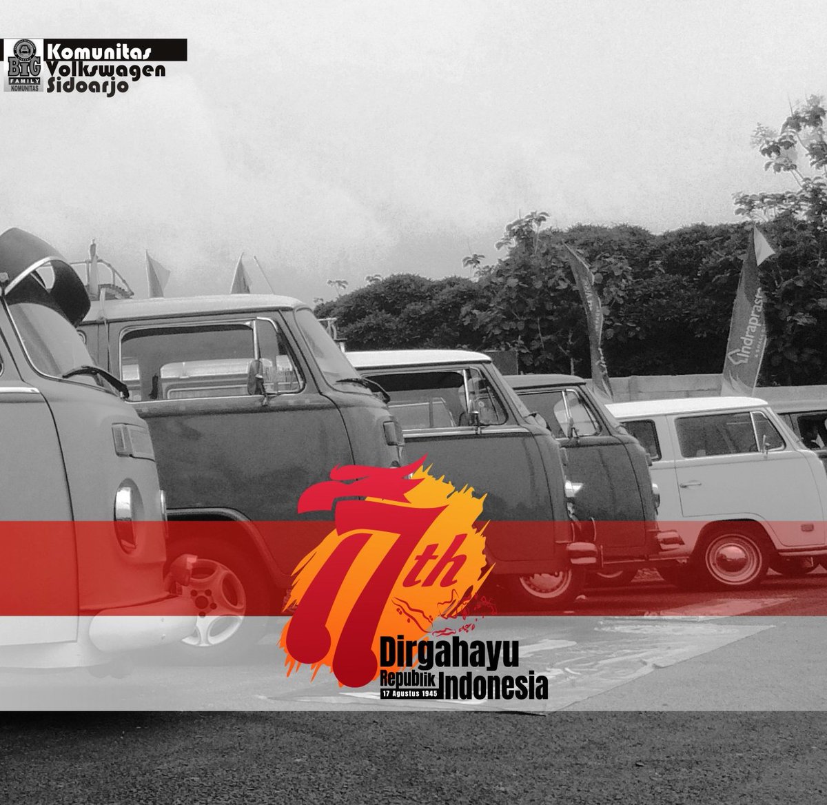 KVSda_'s tweet photo. "Satu bangsa, satu visi, satu identitas. Selamat hari kemerdekaan Indonesiaku."
#KemerdekaanRI77Th #HUTRI77TH #VolkswagenSidoarjo #sidoarjovolkswagen https://t.co/Gv9RyymouD