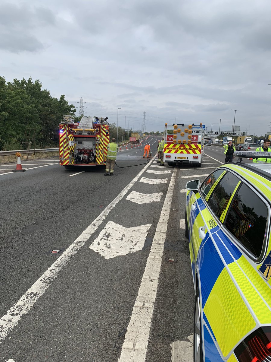 Crews are now assisting <a href="/HighwaysWMIDS/">National Highways: West Midlands</a> in making the slip road safe