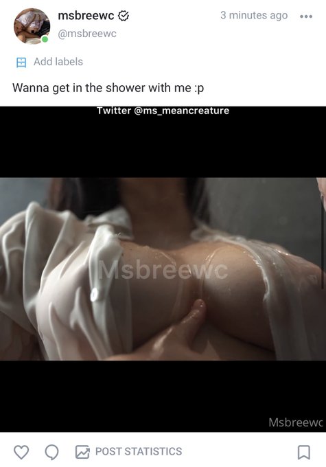 just posted on Msbreewc onlyfans ! Soaking my shirt until my nipple can see through 🤭  https://t.co/VrIShwCgew<a href="/tag/licking"class="tags"><span>#licking</span></a><a href="/tag/shavedpussy"class="tags"><span>#shavedpussy</span></a><a href="/tag/onlyfans"class="tags"><span>#onlyfans</span></a><a href="/tag/pussycloseup"class="tags"><span>#pussycloseup</span></a>