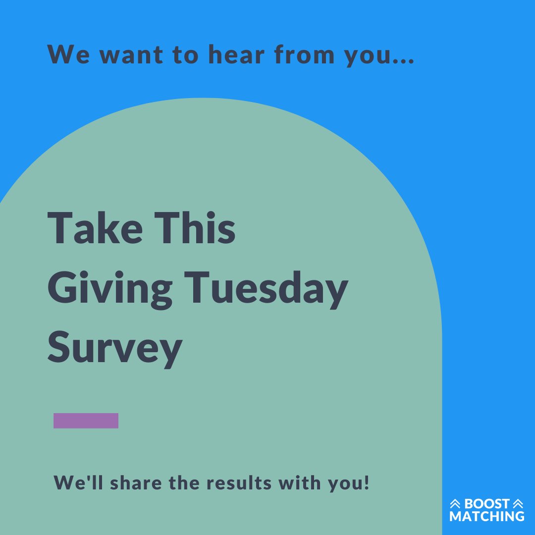 Many players in the field leverage #GivingTuesday to promote employee participation in matching gift programs. To get a better feel for this phenomenon, we’ve created a short survey. We’ll share the results to provide you with actionable info soon! forms.gle/7RYAAY8zZoVEbb…