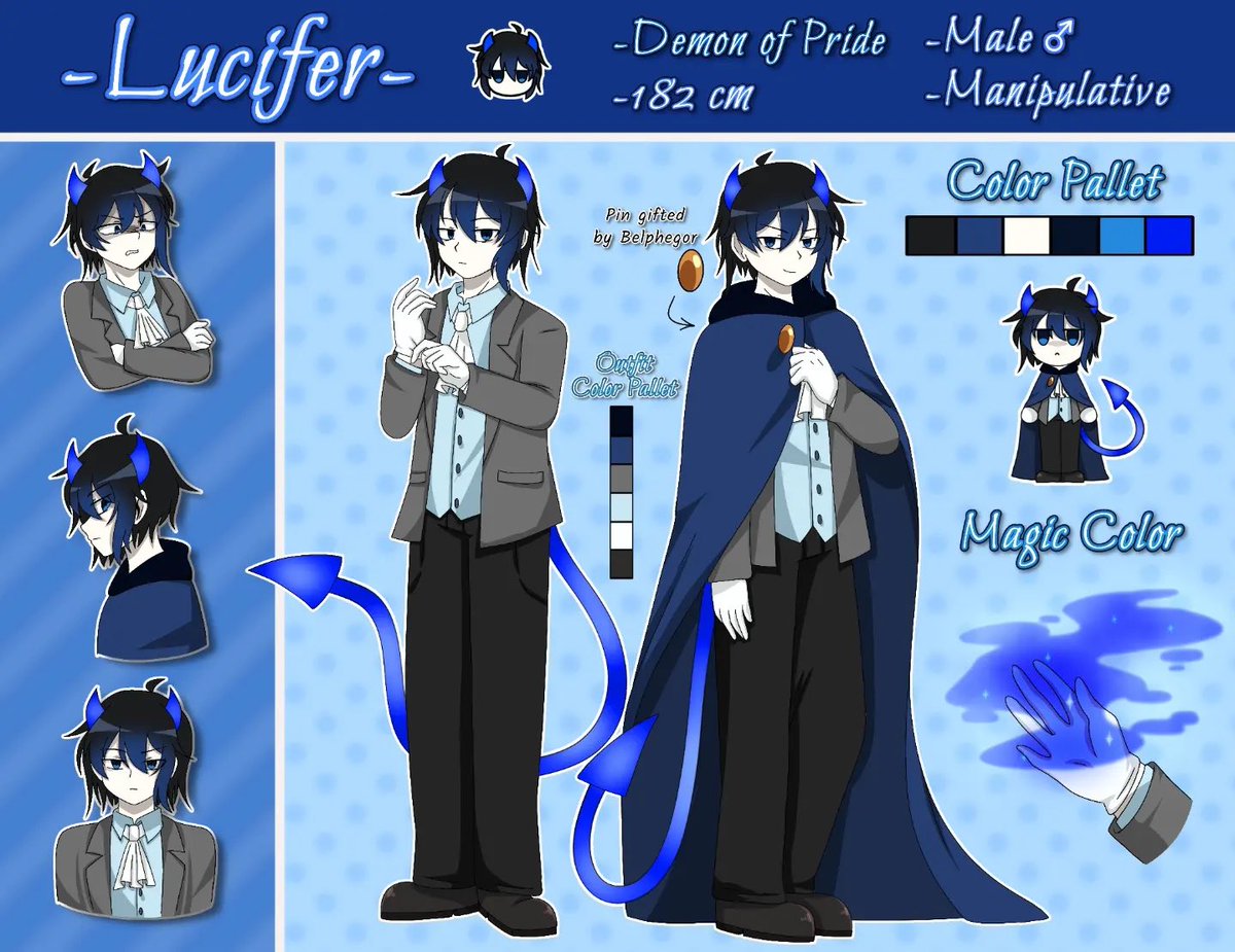 megamigoddess's tweet photo. -Lucifer reference sheet-                        👇🏻join our discord channel👇🏻  https://t.co/AhpSEFYJ0A  #NFT                 #NFTGiveaway #NFTCommunity #nftart #NFTCommumity #NFTshilling #nftcollector #NFTartist #NFT買います #NFTartists #AnimeArt #animegirl #Animefest2022 https://t.co/UUz0jL9fX4