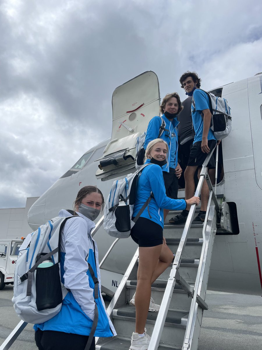 NovaScotiaGolf's tweet photo. A couple snap shots of the team getting on and off the plane! 

Stay tuned for more updates as the team is completing their second practice round today! 

#gons https://t.co/Rj2u0afv1y