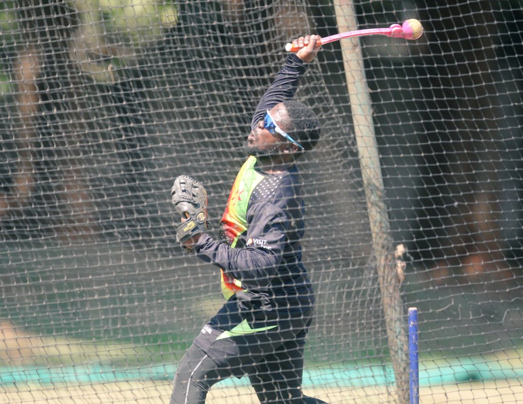 CastleCornerZW's tweet photo. @ZimCricketv net session in progress
#PaintHSCRed ♥️
#ZIMvIND
📸: @wonderimages https://t.co/xEySMdhJOr