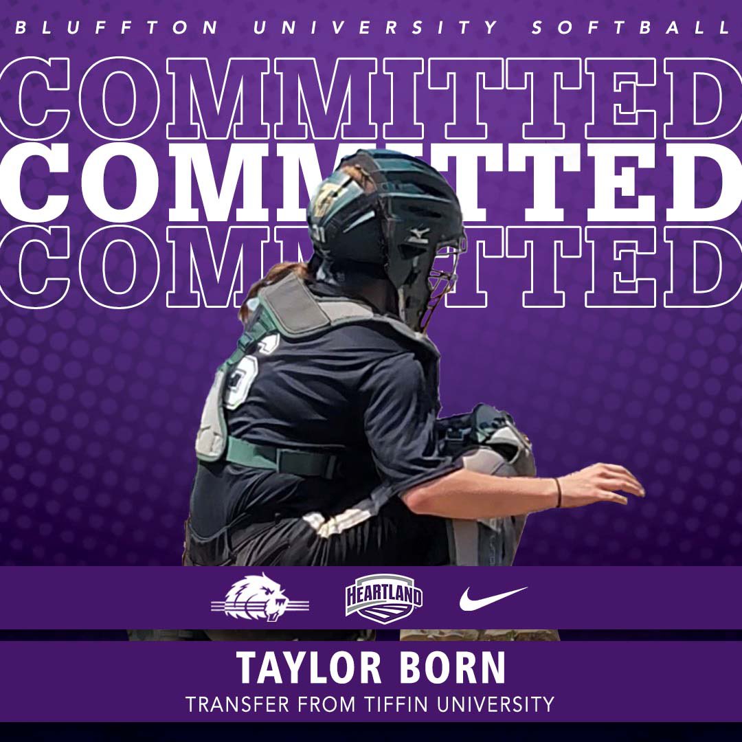 BlufftonSB's tweet photo. We have a last minute addition to the DamFam…we are beyond excited to add Taylor to the roster 💜🤍🖤 #Rollbeavs #newvibe https://t.co/cpE2zOSsbM