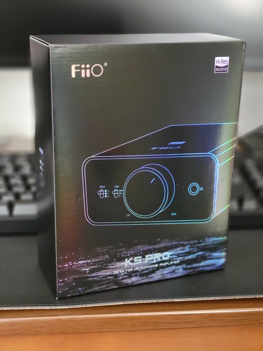 XYZ_tsukuru's tweet photo. むほほコレは楽しみ🎵
PC周りの音響バージョンアップや(^^)g
#FiiO
#K5PRO
#アンプ https://t.co/7m7bnMajFC