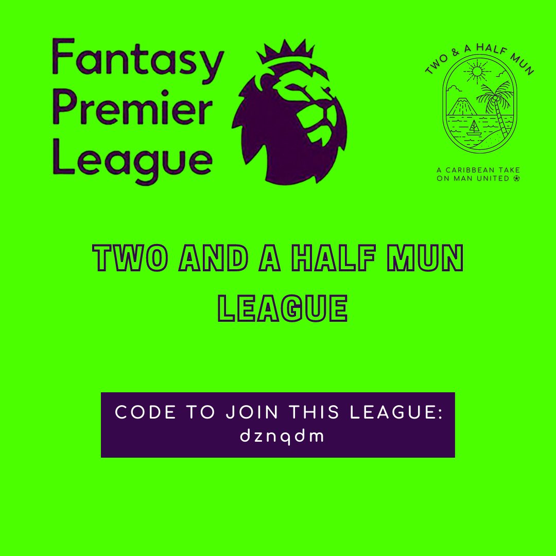 twoandahalfMUN's tweet photo. Still available for late entrants #fpl #FPLCommunity #fplcode #fplleague https://t.co/BcEhe0NWsh