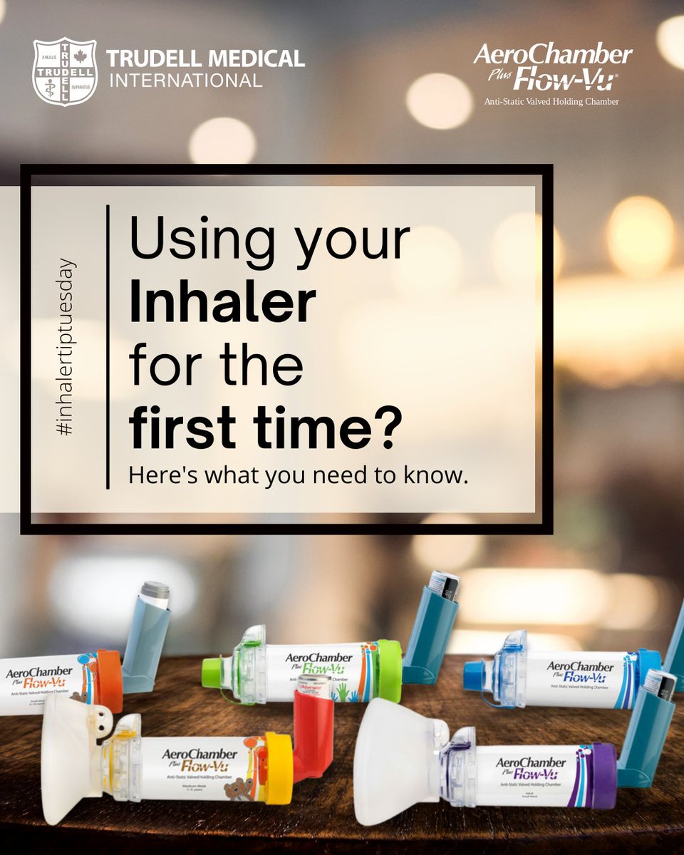 TrudellMed's tweet photo. #InhalerTipTuesday
Chambers are designed to improve medication delivery, reduce side effects, and help patients overcome difficulties in taking their medication.
#InhalerTips #Chamber #Spacer #Inhaler https://t.co/4PggK5ZZHf