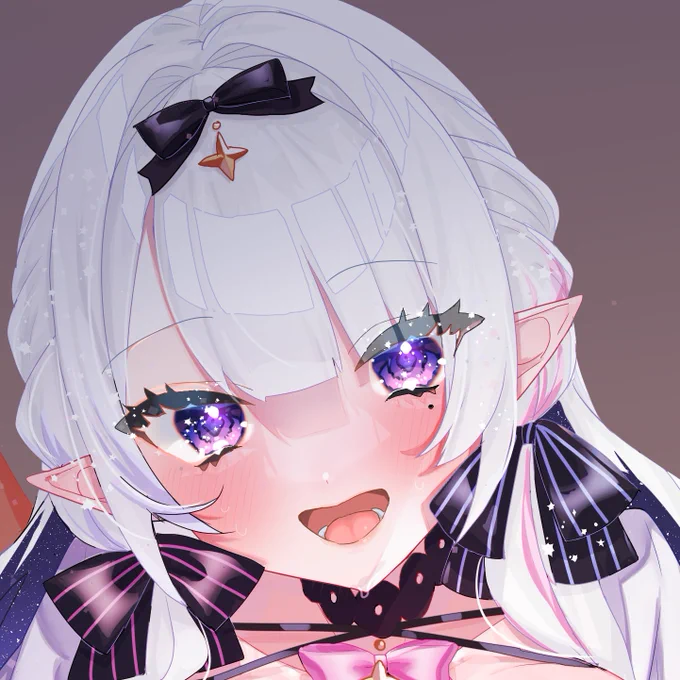 skeb納品しました 非公開NSFWなので顔だけ 