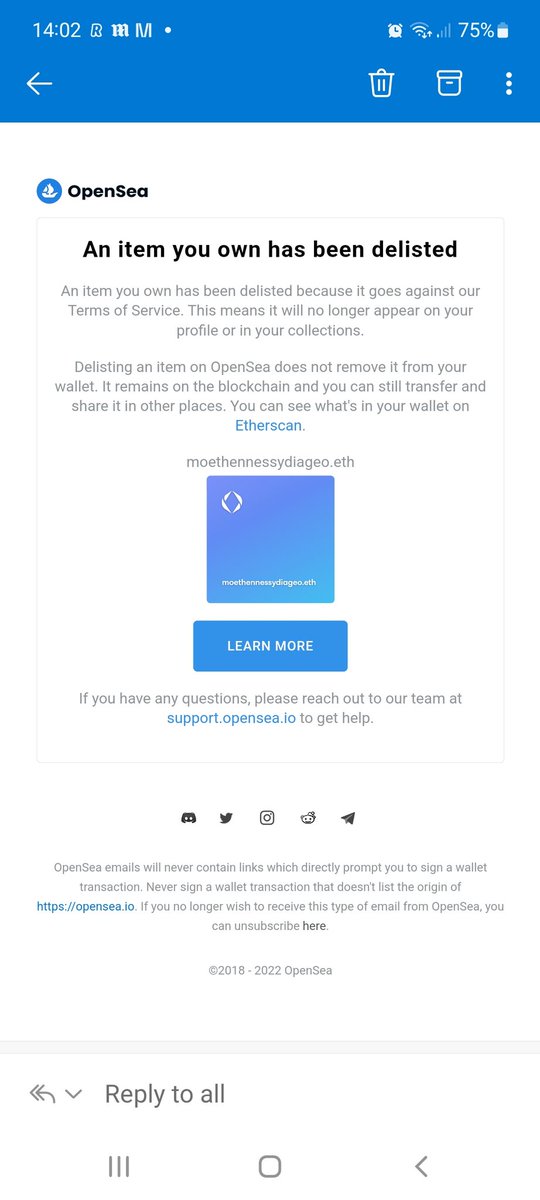 Web3Extensions's tweet image. Well at least they know I got it now, they just don't know what it'll smell like when I burn it 🤣🤣🤣