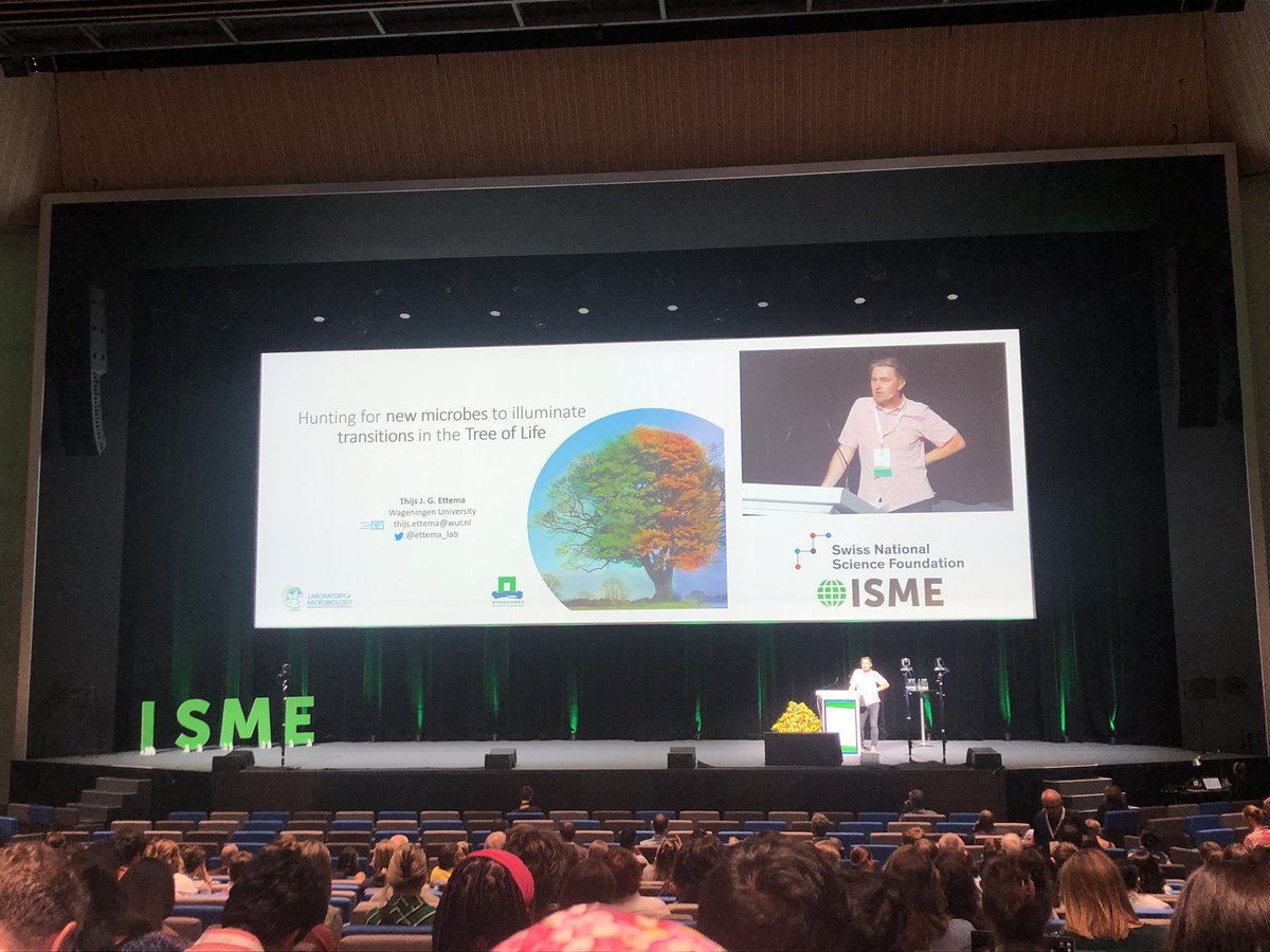 vreas_lise's tweet photo. #ISME18 Awesome talk by Thijs Ettema. “Phylogenomic placement of eukaryotes is hard”, and “We are a weird clade of Archaea” https://t.co/5tiCPHTZeB