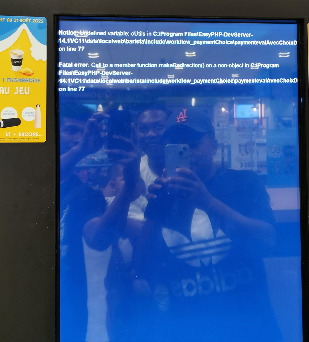 m4_rio's tweet image. Bug on the coffee machine

#php #easyphp #programming #coffeemachine #CoffeeTime #coffee #webserver