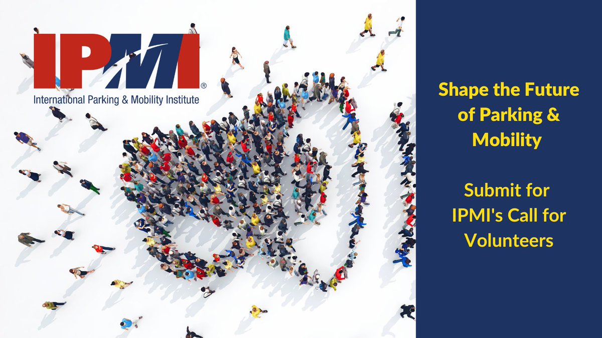 Shape the future of our industry! Answer the Call for Volunteers and make an impact in the parking &amp;mobility community. All employees of IPMI member organizations are eligible. We want your talents and your voice! Don't be a sideline player. Respond today! ow.ly/YLkB50Kkqcp