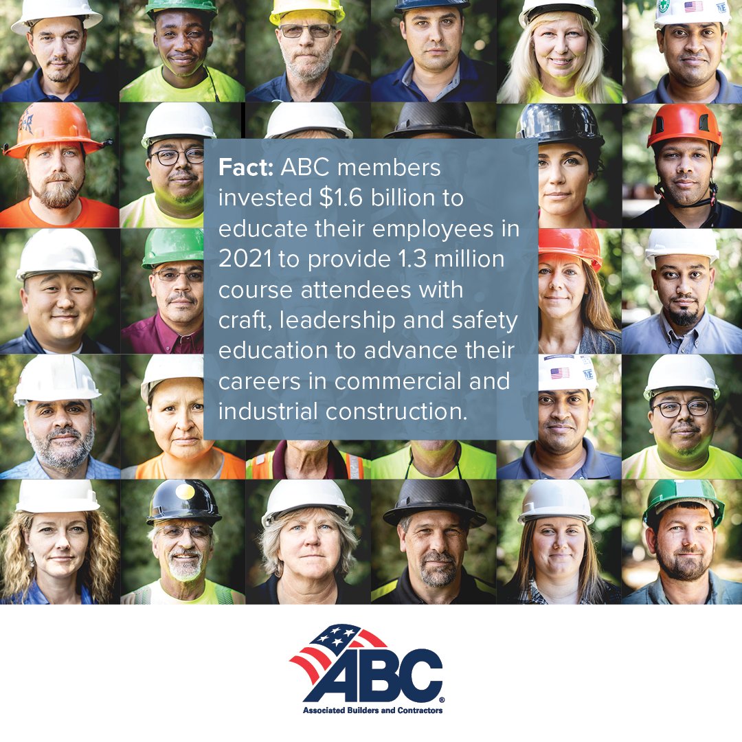 ABCNational's tweet photo. Today is the 85th anniversary of National Apprenticeship Act. ABC’s 68 chapters and their affiliates offer more than 800 apprenticeship, craft, safety and construction management education programs—across the country. Learn more: https://t.co/zt9DMWKXRP #ABCMeritShopProud https://t.co/qOvBOiT7q0