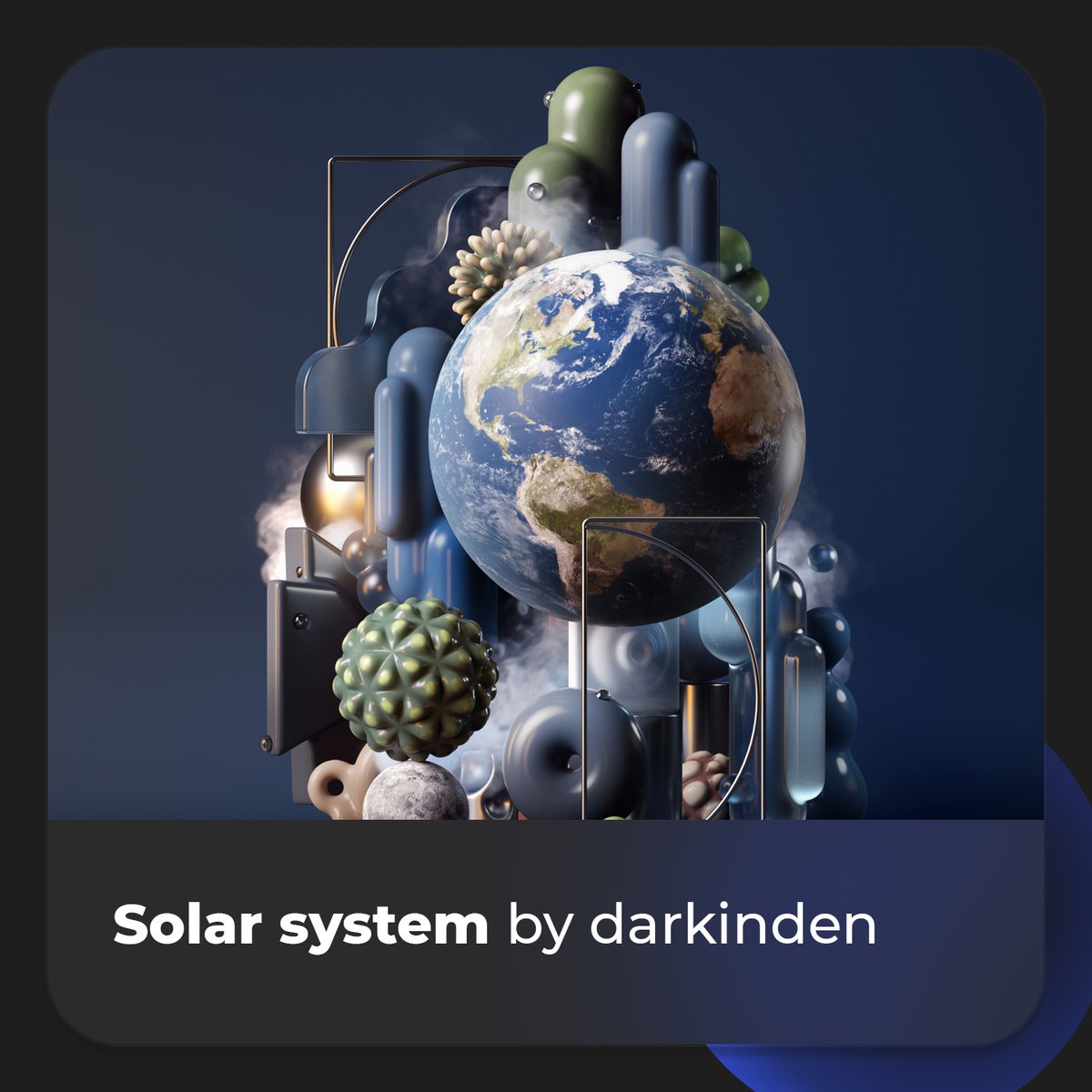 nifts_official's tweet photo. Artist Alex Fedotov @darkinden showed his vision of space and created the collection "Solar system". https://t.co/7RRVscQVP0