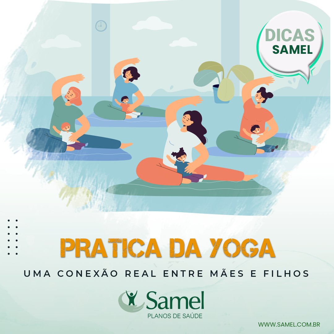 OficialSamel's tweet photo. O Yoga ajuda a fortalecer e aprofundar o relacionamento afetuoso entre mãe e filho, e pode ser uma oportunidade para os pequenos se conectarem com o seu corpo e respiração, com muita diversão.
Você pratica alguma atividade física com seu filho?
#hospitalsamel #planodesaúde https://t.co/tAbP9YImvG