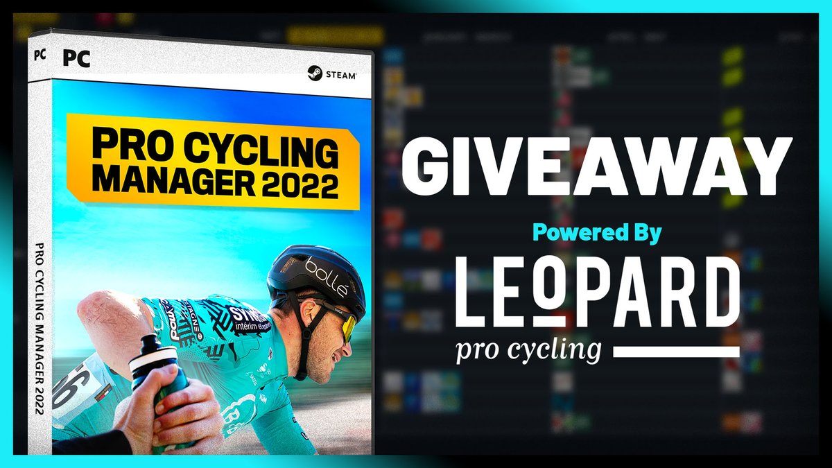 Together with @Leopard_Cycling, I'm giving away 10 x Pro Cycling Manager 2022 for PC! RT & Follow @Leopard_Cycling & @BenjiNaesen for a chance to win Pro Cycling Manager 2022. 🎁 Deadline: August 23rd 23:59 CEST Good luck! 🌟 #PCM2022 #Giveaway