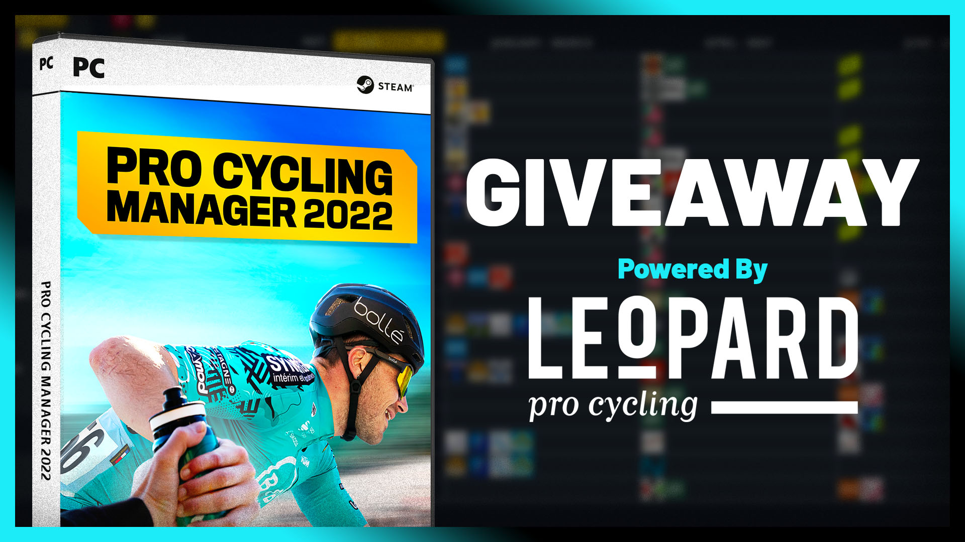 Benji Naesen on X: Together with @Leopard_Cycling, I'm giving away 10 x Pro  Cycling Manager 2022 for PC! RT & Follow @Leopard_Cycling &  @BenjiNaesen for a chance to win Pro Cycling Manager