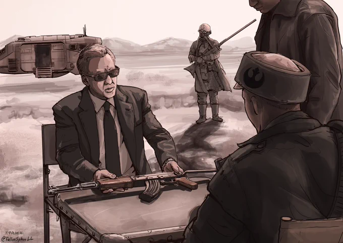 Rebel arms trade#StarWars #Andor #LordofWar 