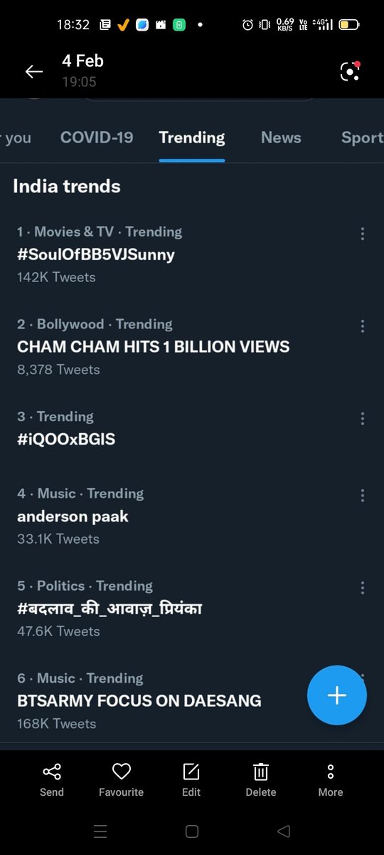 Nishan56358598's tweet photo. Trending is not new for our macha

Remember🔥 he is first bb telugu contestant who got trended indiawide at #1 Position for 4hrs continuously 

Unforgettable trend memories for me 🥰 #HBDKingVJSunny https://t.co/QgcyL0RVnE