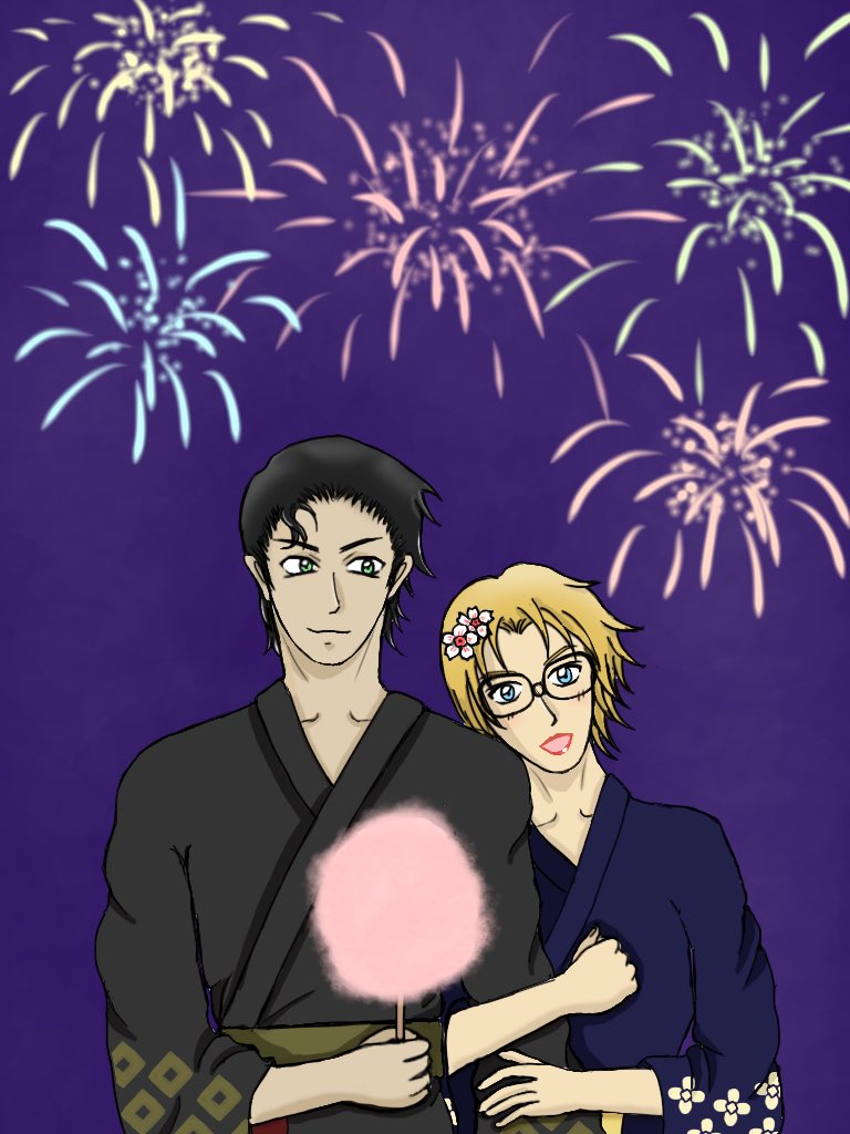 hheart1211's tweet photo. 夏祭り 赤ジョディ https://t.co/C1j3v43gid