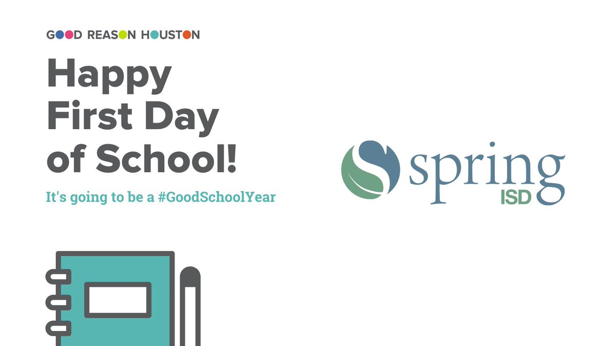 GoodReasonHou's tweet photo. We are wishing a great first day back to our wonderful partners at @SpringISD! We hope that the 2022-23 school year is filled with new opportunities. #MakeItAGoodYear #backtoschool 🎉📚 https://t.co/6t79GoP1cE