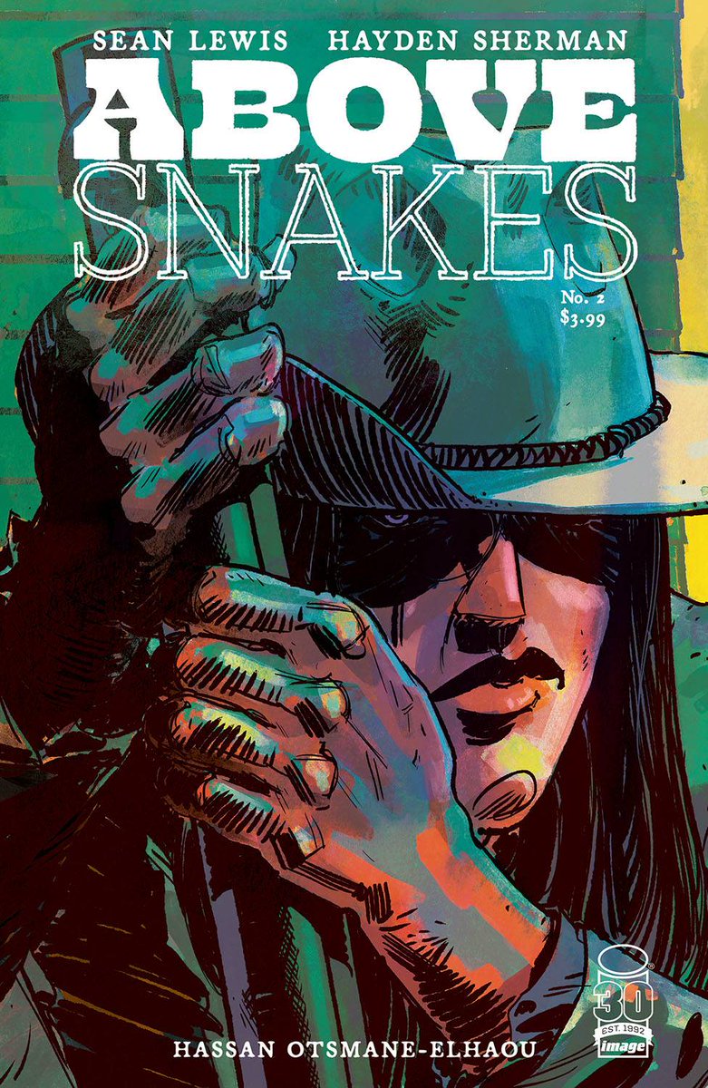 Tomorrow! ABOVE SNAKES #2 is out!
Dirt's search for revenge continues, whether he wants it to or not.
@SeanChrisLewis on the words, @HassanOE on the letters, and myself on the arts 🤠