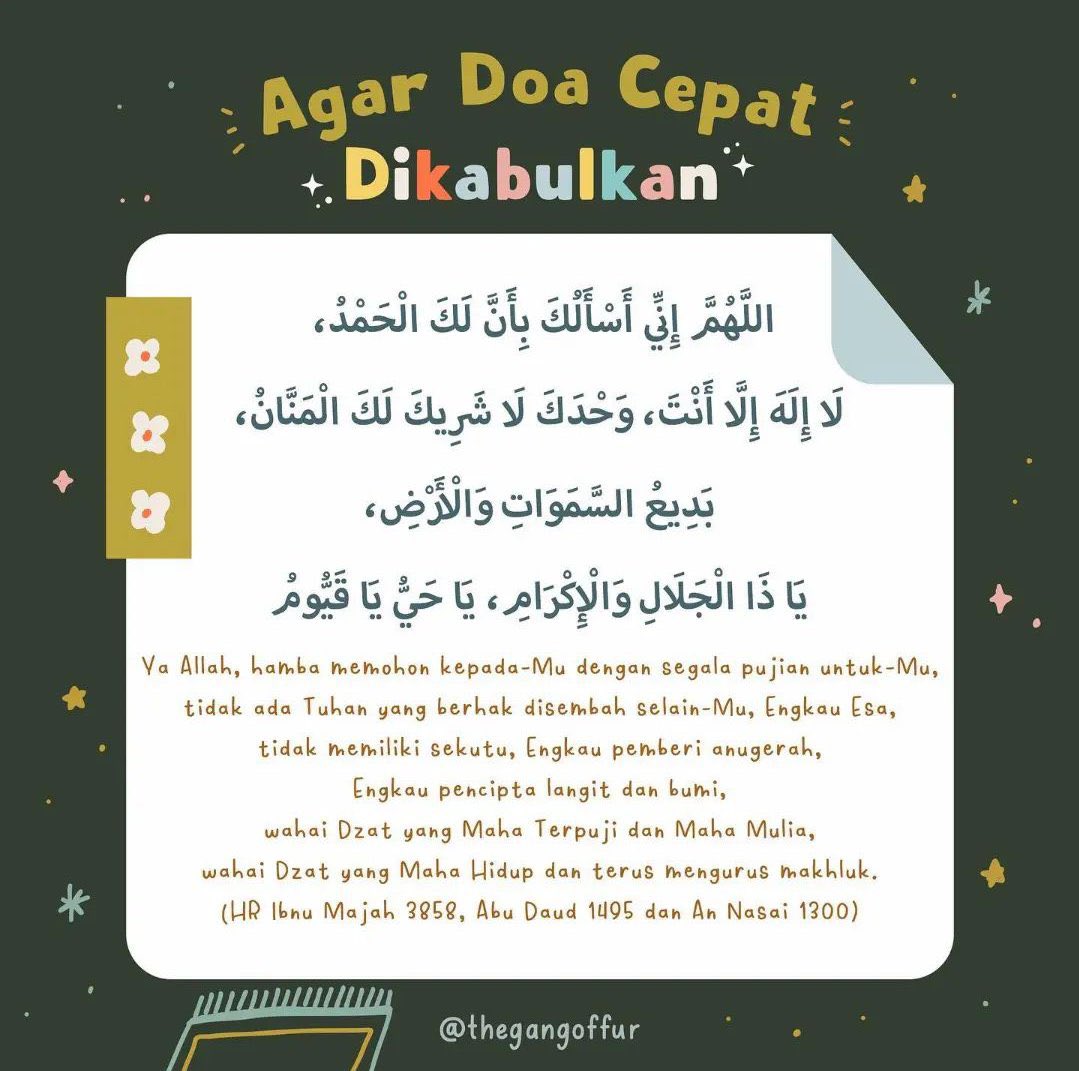 beautyofbrain__'s tweet image. gimana sih cara agar doa kita cepat dikabulkan Allah? terus kapan ya waktu mustajab untuk berdoa? here's the answer!