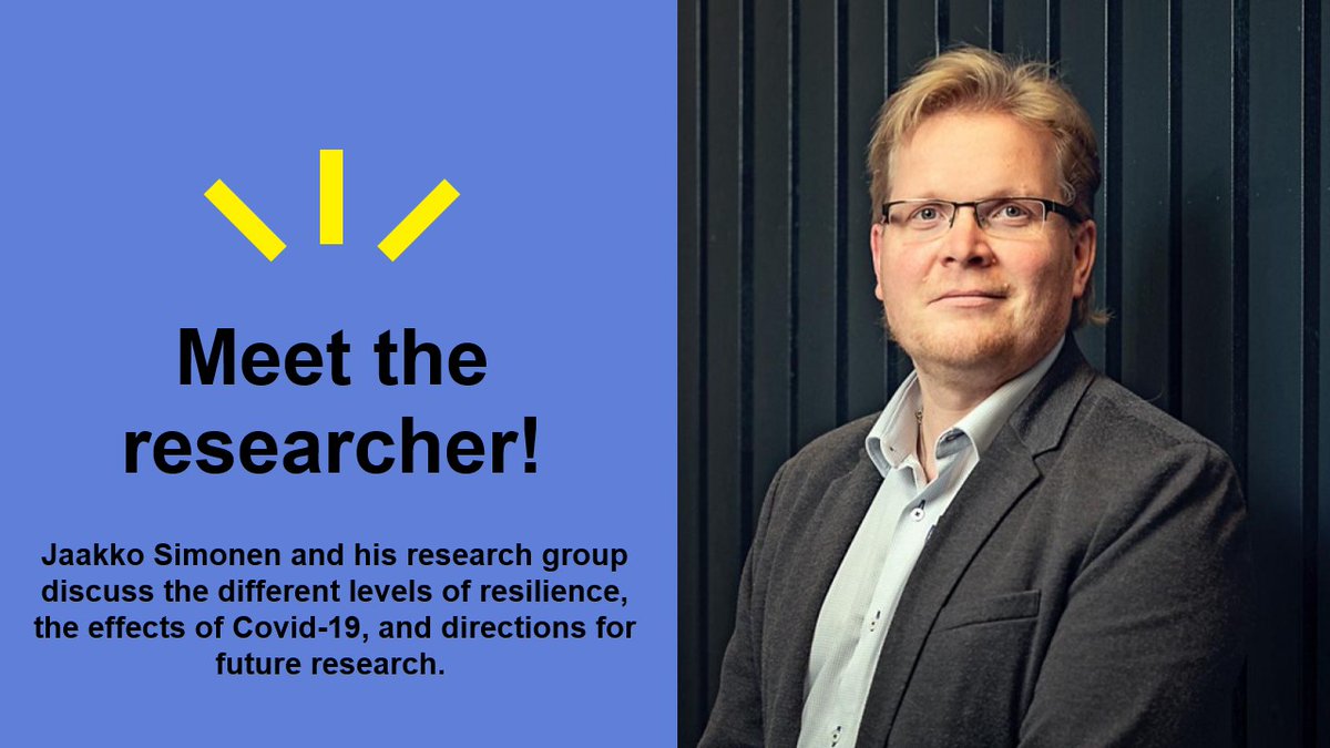 Associate professor Jaakko Simonen and the @GenZ_EconRe research group are interested in the effects of Covid-19 on local labor markets. Learn more about their research on #economicresilience: 
 oulu.fi/en/news/jaakko…

#meettheresearcher 
@UniOulu @SuomenAkatemia @OBS_UniOulu