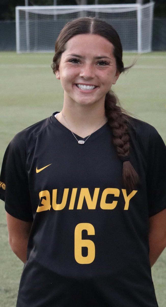 XeniaAthletics's tweet photo. We see you Alayna!!! 2022 Xenia grad Alayna Vela scores her first career goal at Quincy University in a 1-1 tie vs Indian Hills. @Xenia_WS https://t.co/oCBeQPU2W1