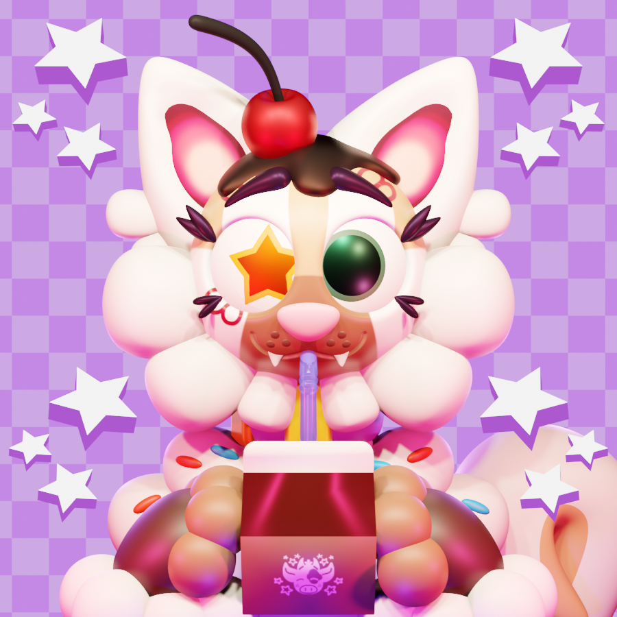 🐄🍫🍒💜
for @ pupbytez (request)
very cute design 💖
maybe i'll post animated version later!