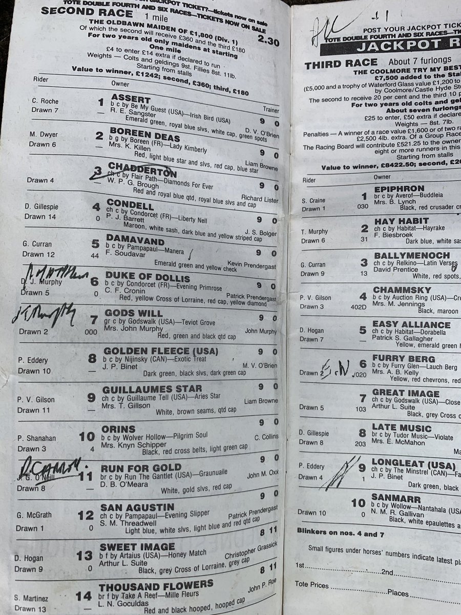 DonBreen1's tweet photo. @deckie @JoePorter1990 Some maiden the previous Sept https://t.co/M69boUMMgv