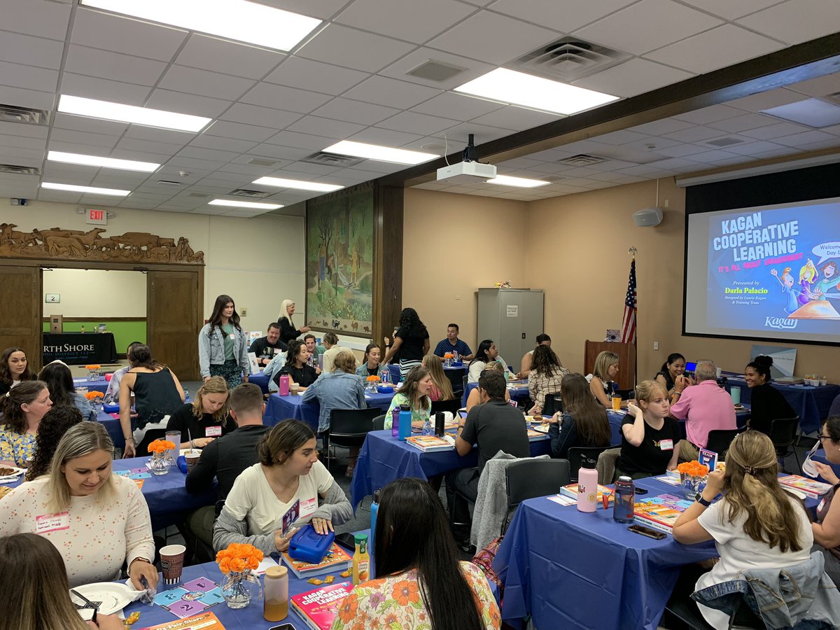 Mschroeder6's tweet photo. So excited for Day 2 of New Teacher Orientation and Kagan Training with @PalacioDarla. Looking forward to our staff learning with @mgsd70 today! #112leads https://t.co/UNN3H2gILY