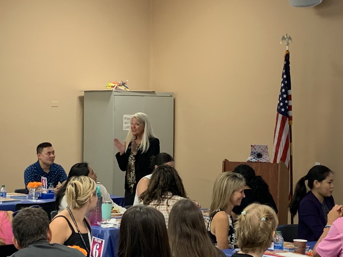 Mschroeder6's tweet photo. So excited for Day 2 of New Teacher Orientation and Kagan Training with @PalacioDarla. Looking forward to our staff learning with @mgsd70 today! #112leads https://t.co/UNN3H2gILY