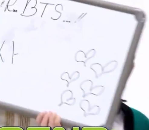 fact : hobi always draws love on his board

RUN BTS IS BACK
#RunBTSComeback #RunBTS #runbts2022